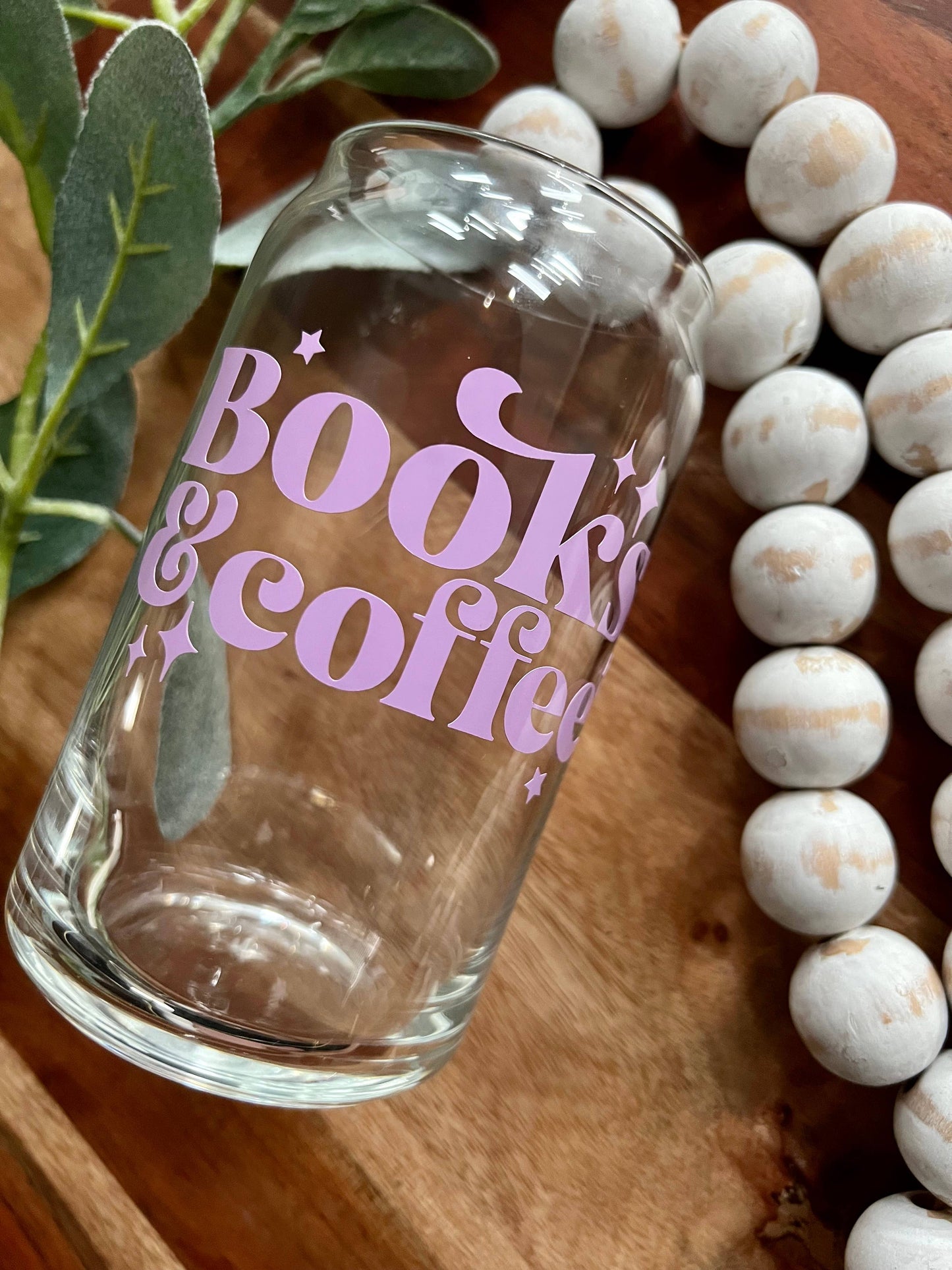 Books and Coffee, Beer Can Glass, Read, Self Care