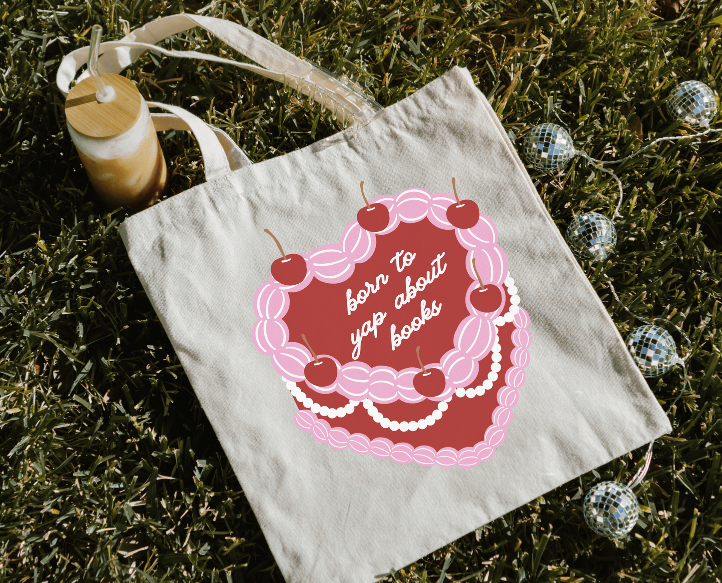 Born to Yap Tote Bags | Bookish Gift for Valentine's Day