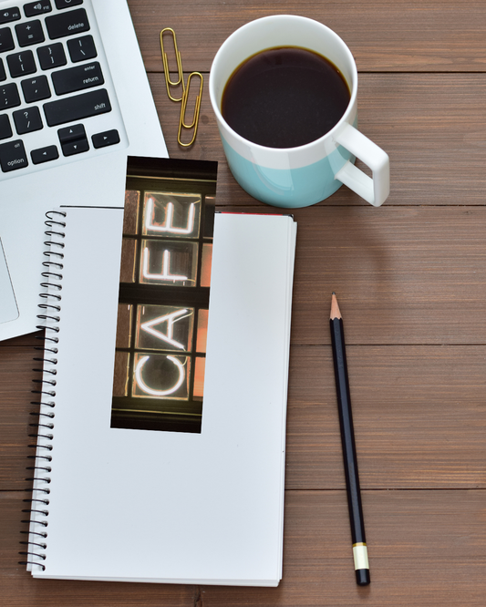 Cafe Sign Bookmark