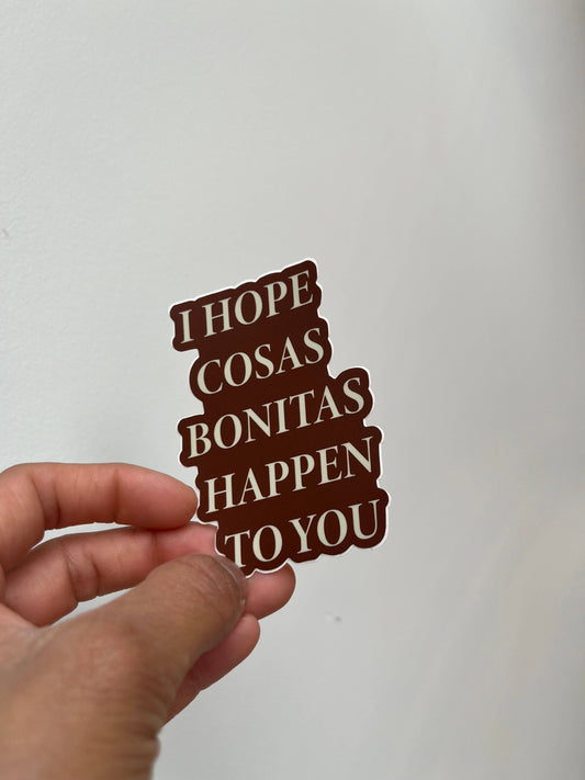 Cosas Bonitas Sticker