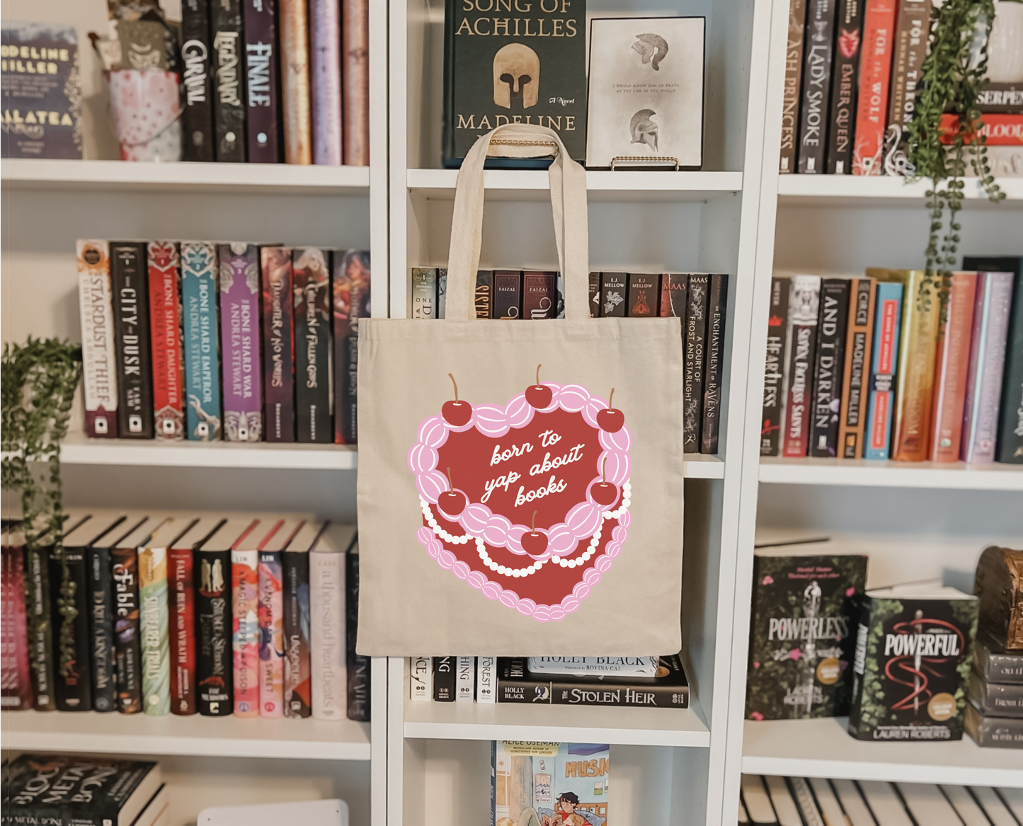 Born to Yap Tote Bags | Bookish Gift for Valentine's Day