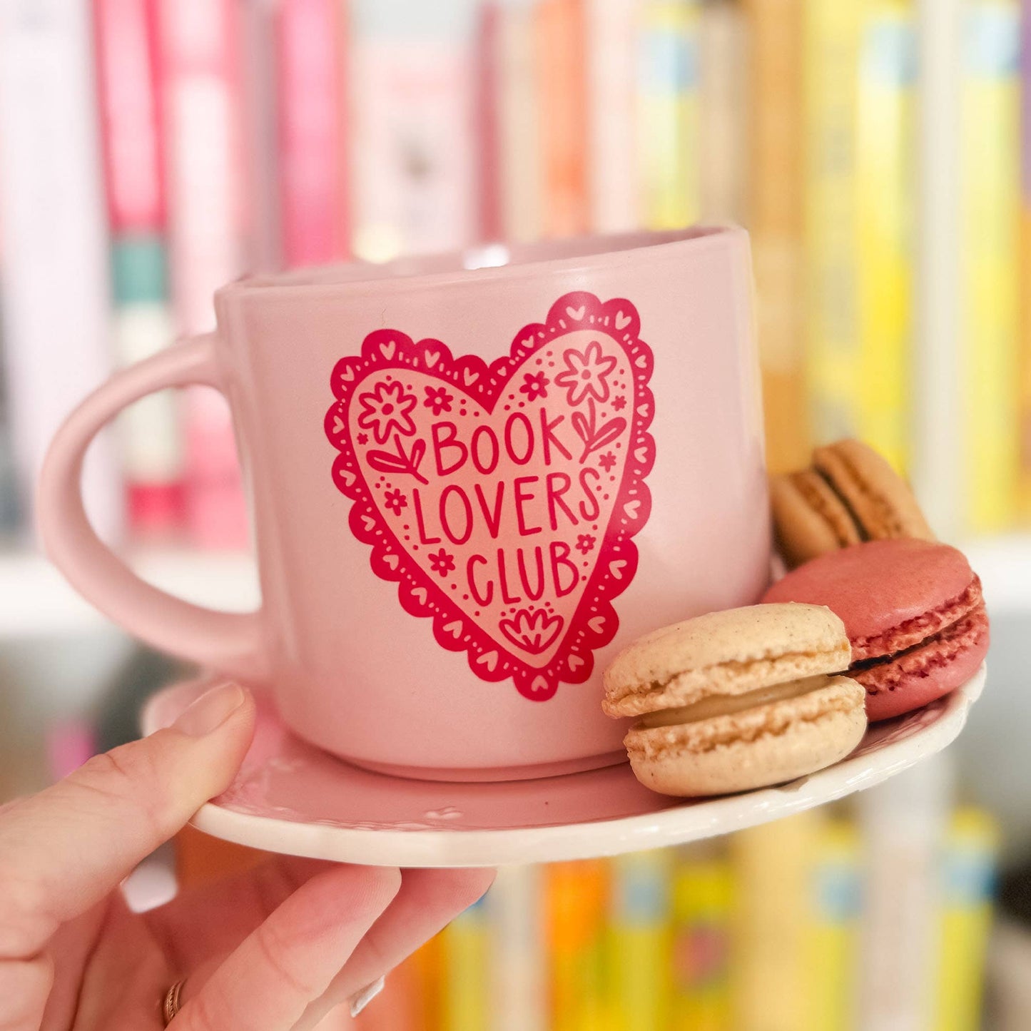 Book Lovers Club Large Ceramic Mug